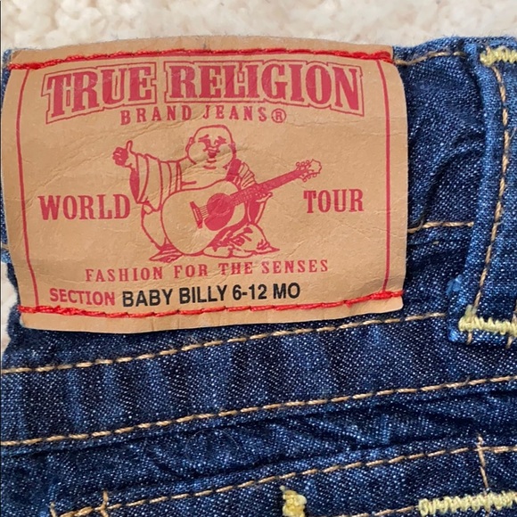 True Religion jeans and diaper shirt. - Picture 2 of 4